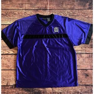 Sacramento Kings Vintage 90s NBA Warm‎ Up Jersey Shirt Size XL